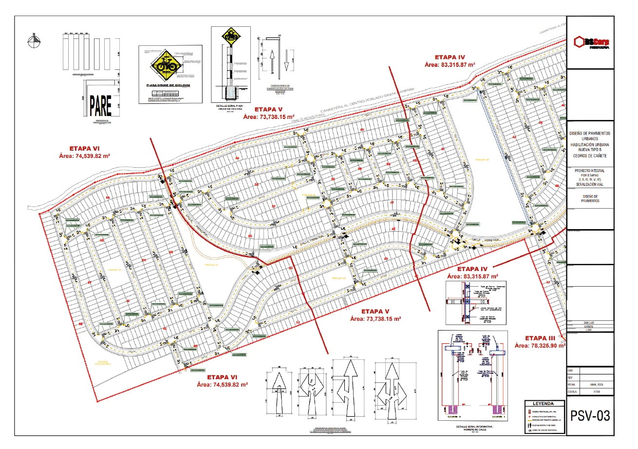 Diseño Geométrico Vial y Pavimentos de la H.U. Golf Santa Clara