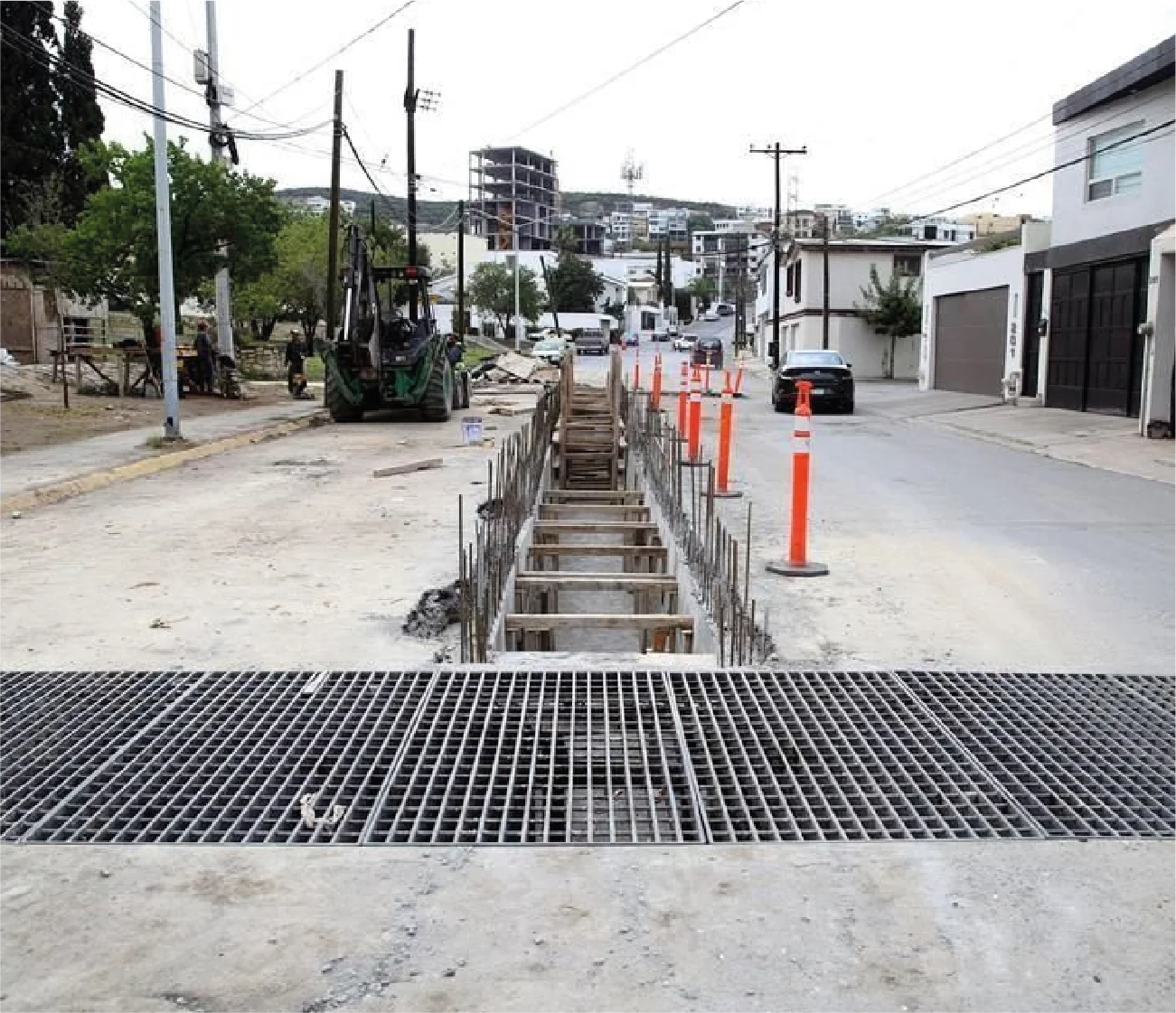 Estructura de captación (sumideros, coladeras y cunetas).