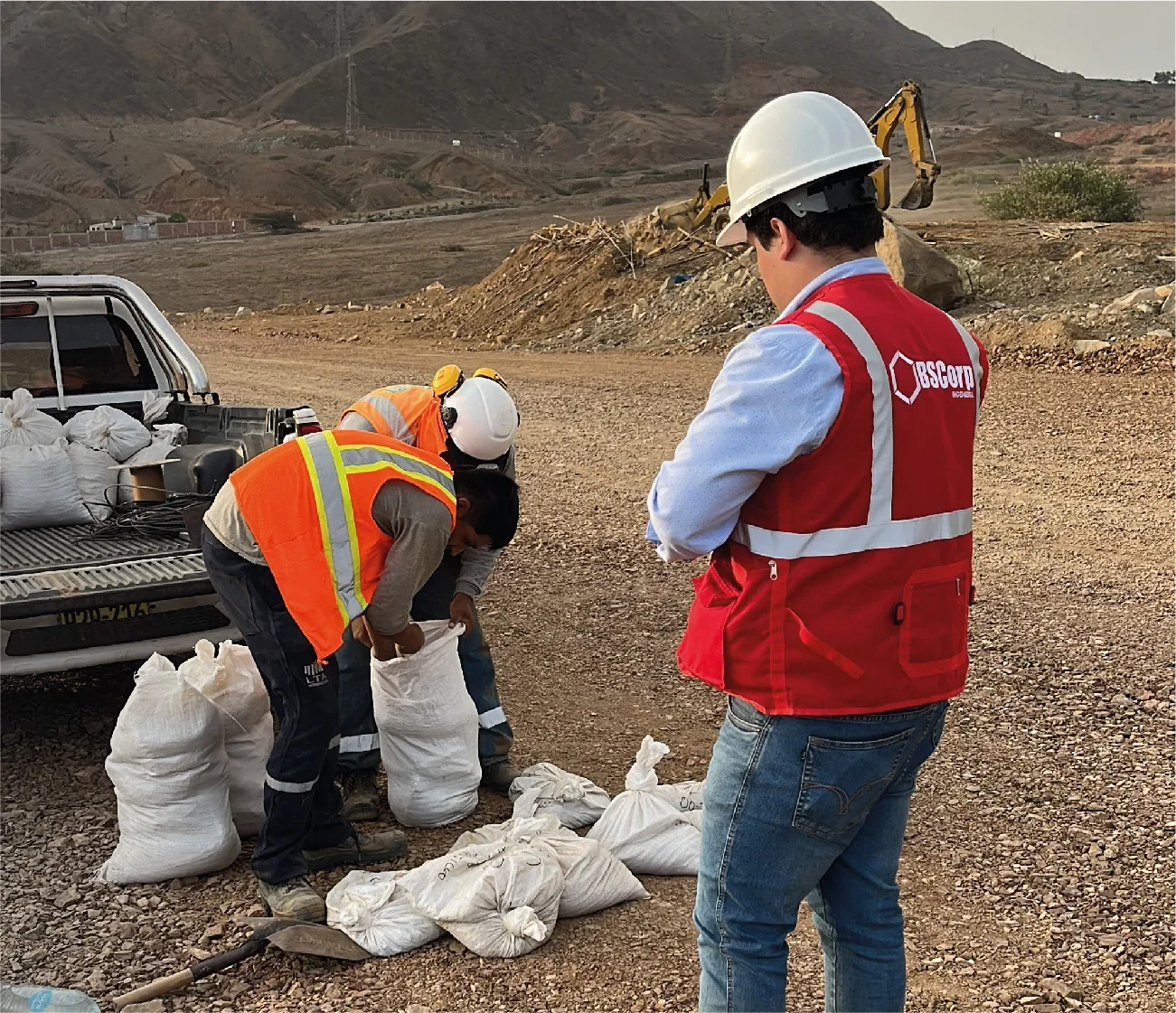 Excavación de calicatas