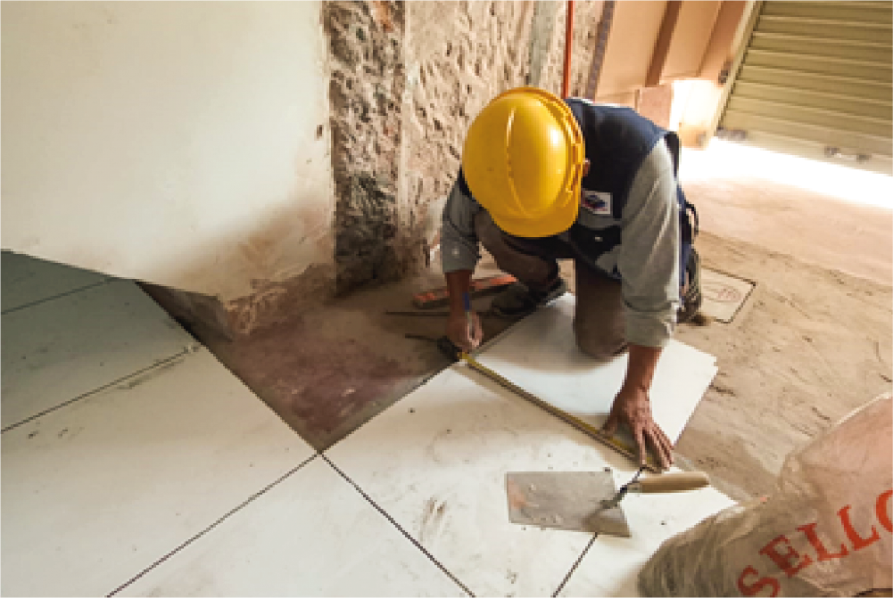 Reparación de pisos de cerámica